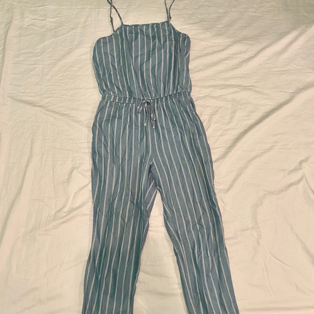 Striped jumpsuit